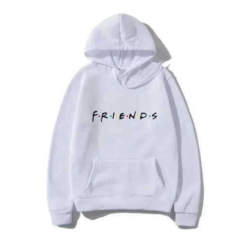 MensFashionStyleStore White-H / XL Men Friends Hoodie