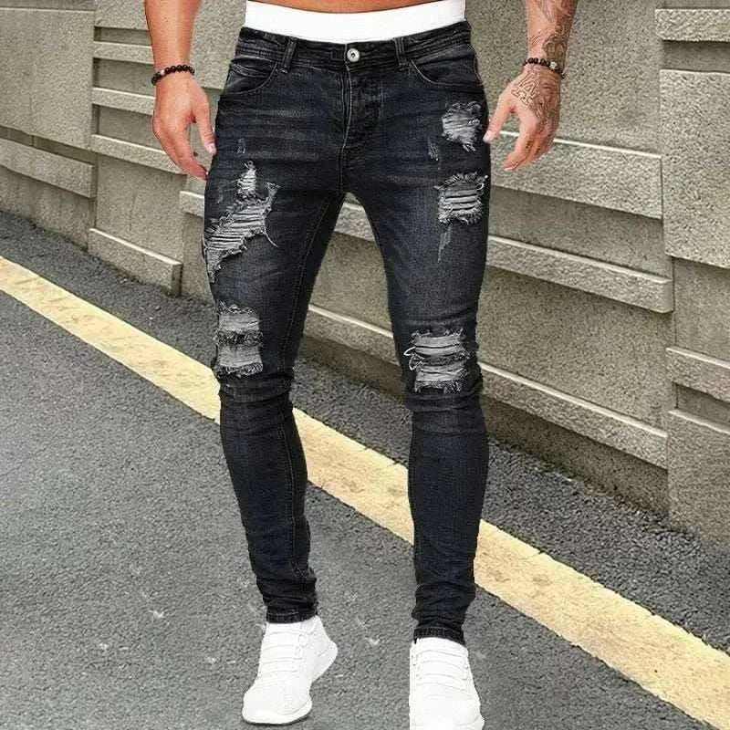 Men's Punk Hip-Hop Jeans