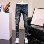 buy jeans uk,  blue A0133 men slim fit jeans