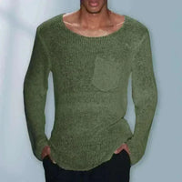 sweaters -  Men's Hollow Out Knit Sweater