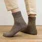 Socks Man Winter Warm Merino Wool Rabbit Solid High Quality Socks Male Cotton Casual Super Thicker Sock.