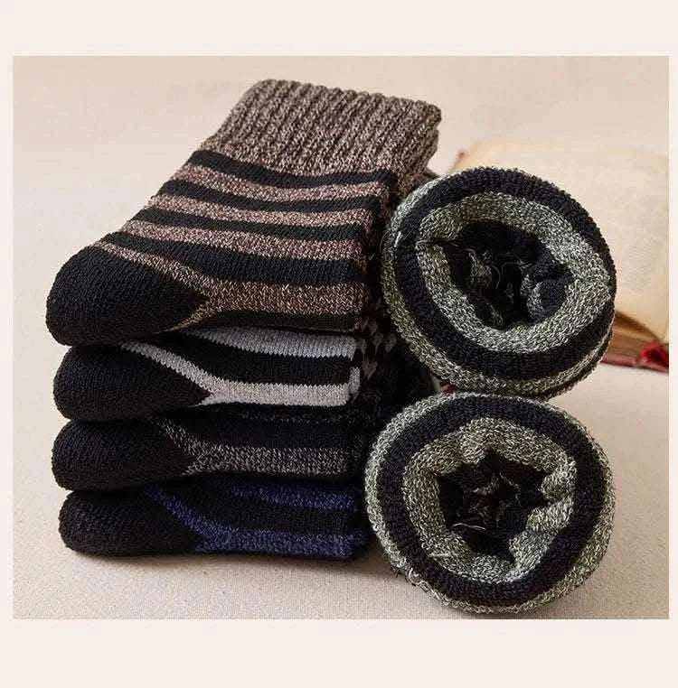 Socks Man Winter Warm Merino Wool Men Thick Thermal Wool Socks Man Winter Warm Merino Wool Rabbit Solid High Quality Socks Male Cotton Casual Super Thicker Sock.