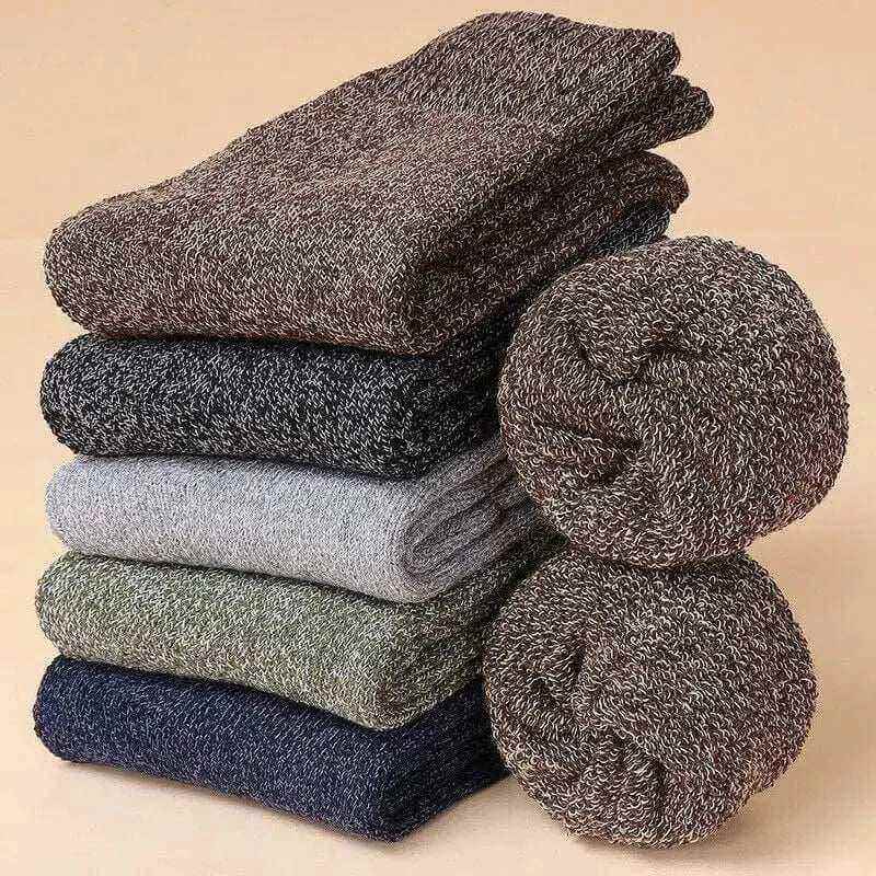 Socks Man Winter Warm Merino Wool Men Thick Thermal Wool Socks Man Winter Warm Merino Wool Rabbit Solid High Quality Socks Male Cotton Casual Super Thicker Sock.