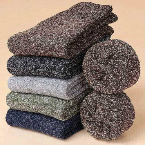 Socks Man Winter Warm Merino Wool Men Thick Thermal Wool Socks Man Winter Warm Merino Wool Rabbit Solid High Quality Socks Male Cotton Casual Super Thicker Sock.