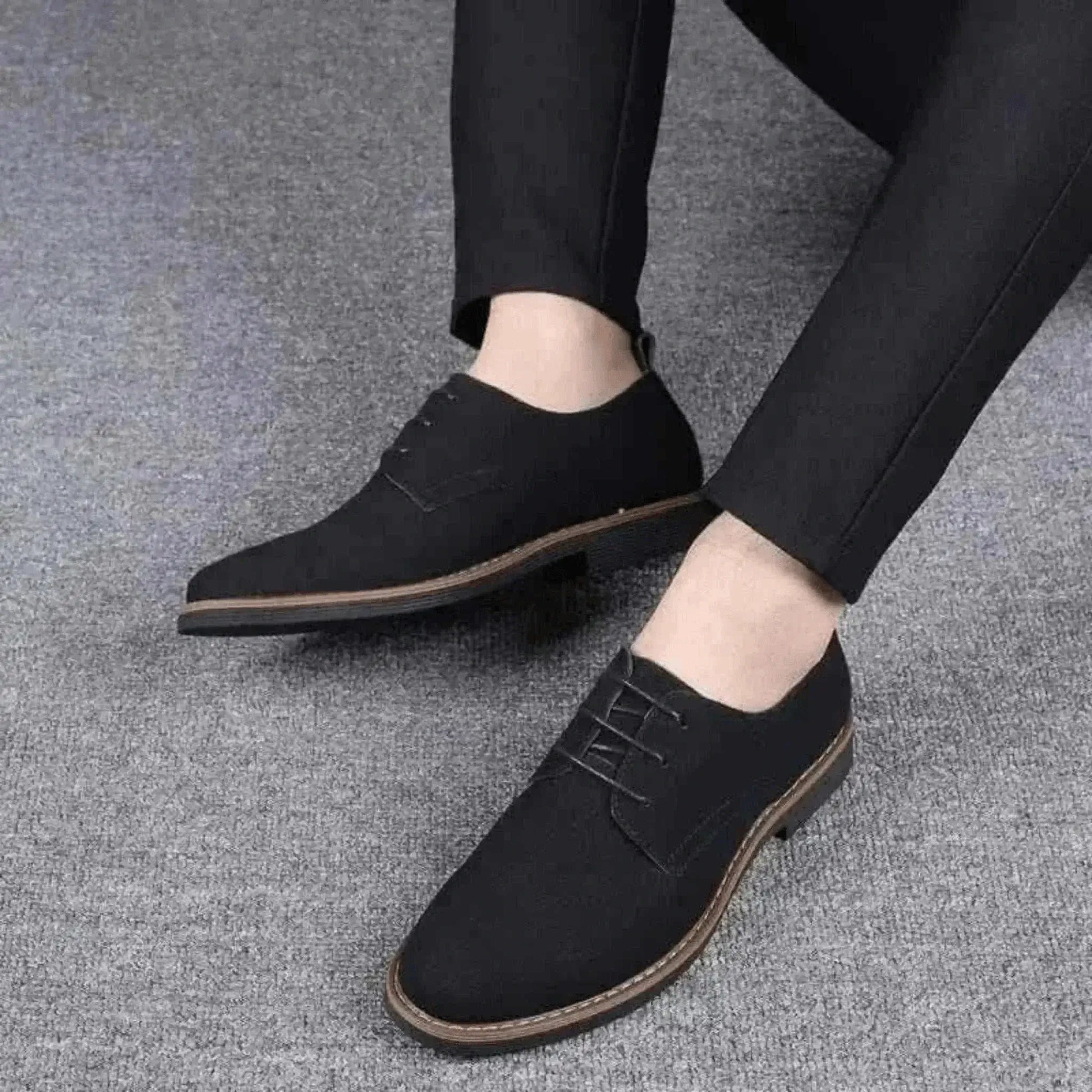 Luxury Brand Moccasins Black Loafers