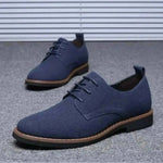 Luxury Brand Moccasins Blue Loafers