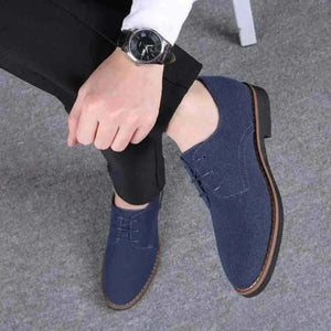 Luxury Brand Moccasins Blue Loafers