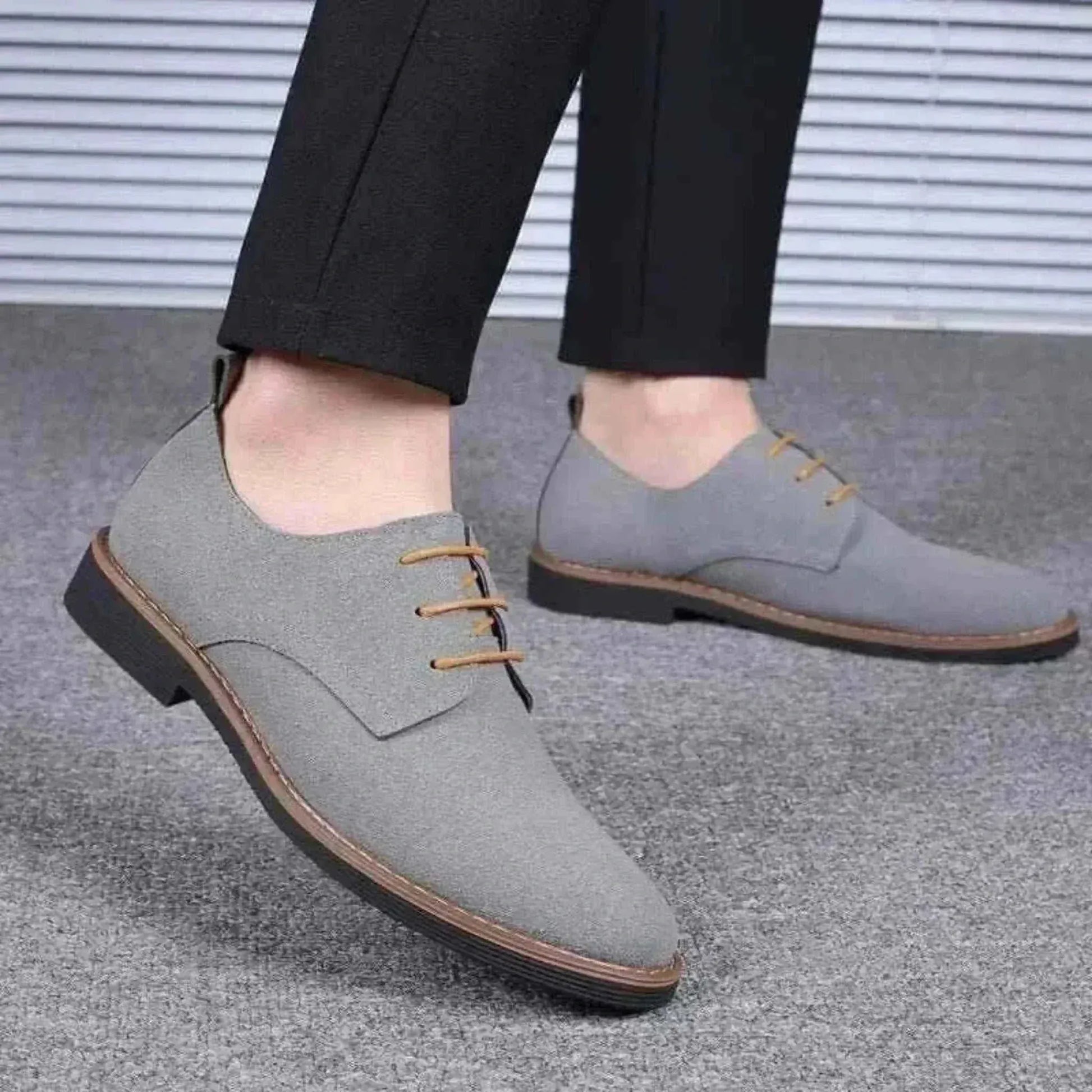  Luxury Brand Moccasins Grey Loafers