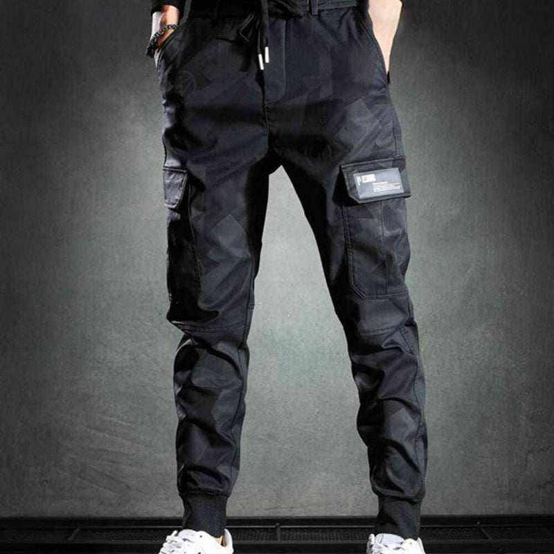 Men's Casual Pants Streetwear Quick Dry Sweatpants Men Clothing Trend Korean Harem Pants Mens Daily Loose Trousers.