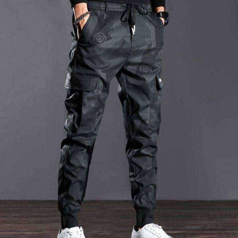 Men's Casual Pants Streetwear Quick Dry Sweatpants Men Clothing Trend Korean Harem Pants Mens Daily Loose Trousers.