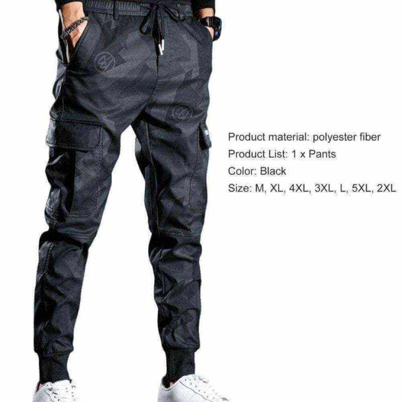 Men's Casual Pants Streetwear Quick Dry Sweatpants Men Clothing Trend Korean Harem Pants Mens Daily Loose Trousers.