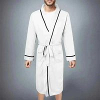 Men Bathrobe- Ishowtienda Mens Cotton Bathrobe Spring And Summer