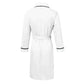 Men Bathrobe-Mens Cotton Bathrobe Spring And Summer Solid Color Lace-Up Men's Pajamas Home Wear Long Sleeve Male Bathrobe Dressing Night Gown.