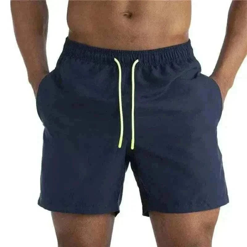 Mens Swimsuit - ALSOTO Latest Men Swimwear Dark Blue