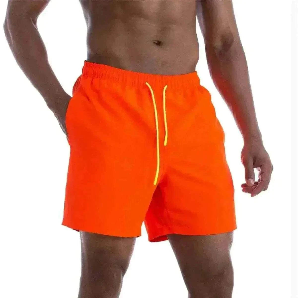 Mens Swimsuit - ALSOTO Latest Men Swimwear Orange