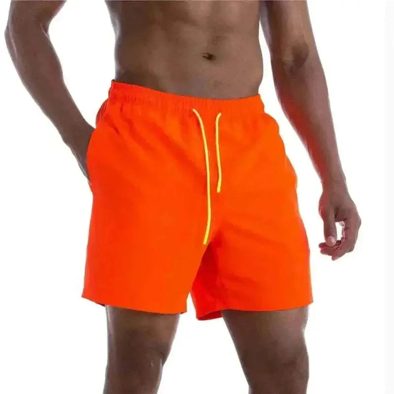 Mens Swimsuit - ALSOTO Latest Men Swimwear Orange