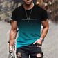 mens t shirt uk, Trend Gradient Men's  T-Shirt
