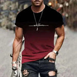 mens t shirt uk, Trend Gradient Men's  T-Shirt
