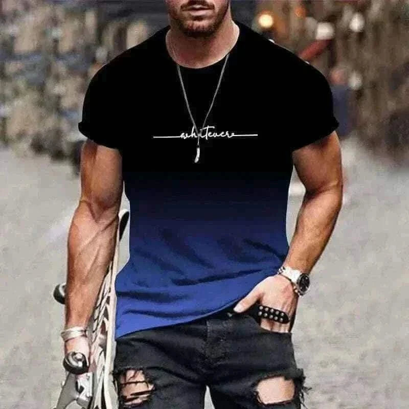 mens t shirt uk, Trend Gradient Men's  T-Shirt