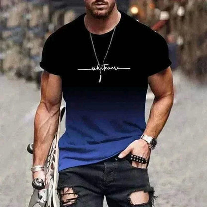 mens t shirt uk, Trend Gradient Men's  T-Shirt