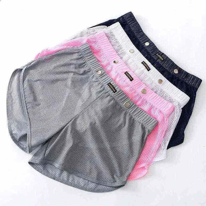 Mens Briefs - Men's Underwear Mesh Loose Arrow Pants Breathable Athletic Shorts Men's Pants Pantyhose Boxer Shorts.