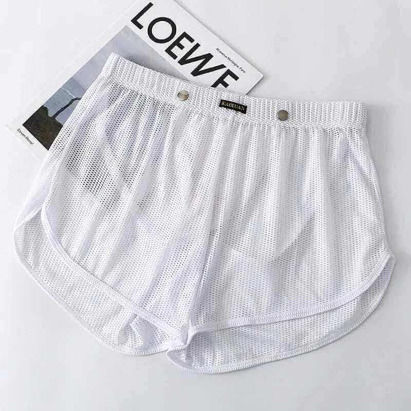 Mens Briefs -Men's Underwear Mesh Loose Arrow Pants Breathable Athletic Shorts Men's Pants Pantyhose Boxer Shorts.