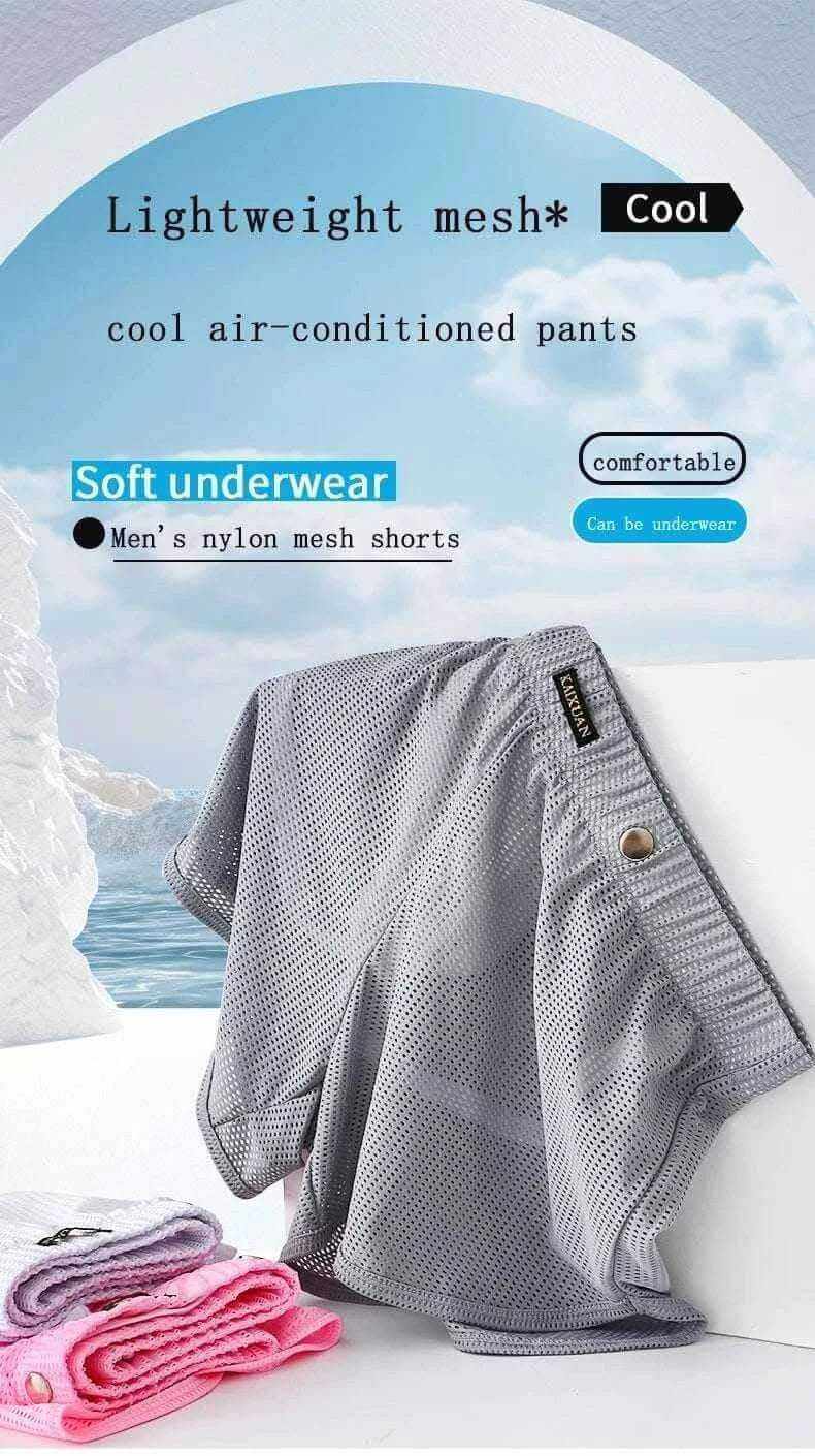 Mens Briefs -Men's Underwear Mesh Loose Arrow Pants Breathable Athletic Shorts Men's Pants Pantyhose Boxer Shorts.