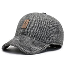 mens caps uk , Men's Hat with Earmuffs Gray