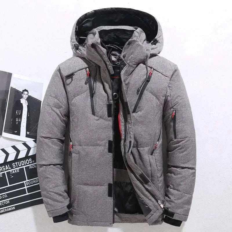 mens jackets uk,  OUTDOOR  GRAY THICK WARM JACKET.