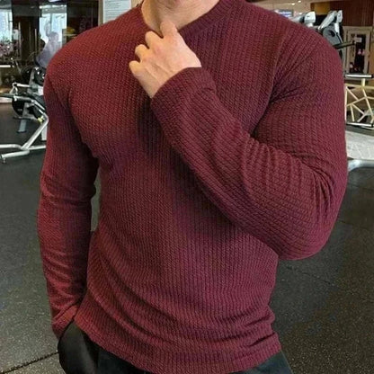 mens sweaters uk, 2025 European and American Red Sweaters for Men