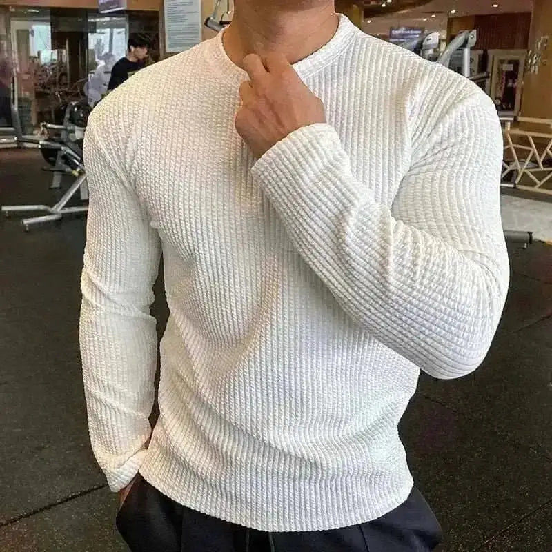 sweaters, 2025 European and American White Sweaters for Men