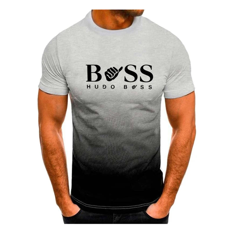 mens t shirts uk | Male Gradient T shirts gray