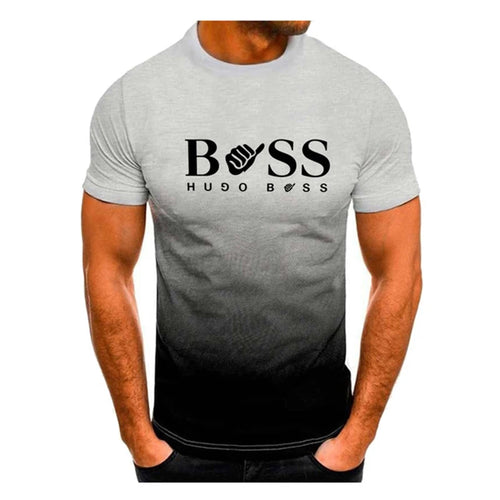 mens t shirts uk | Male Gradient T shirts gray