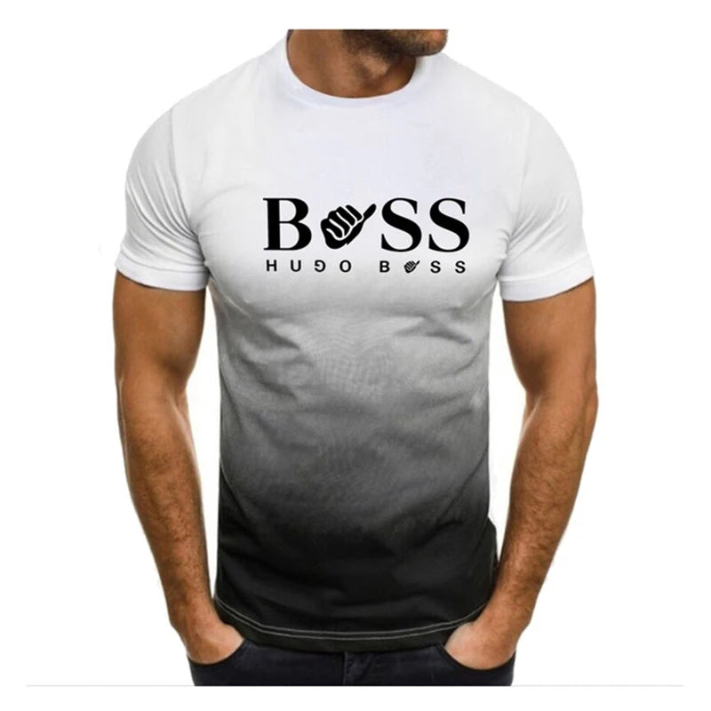 mens t shirts uk | Male Gradient T shirts white