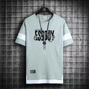 mens t shirts uk | Summer T-shirt for men Round Neck Short sleeved Green