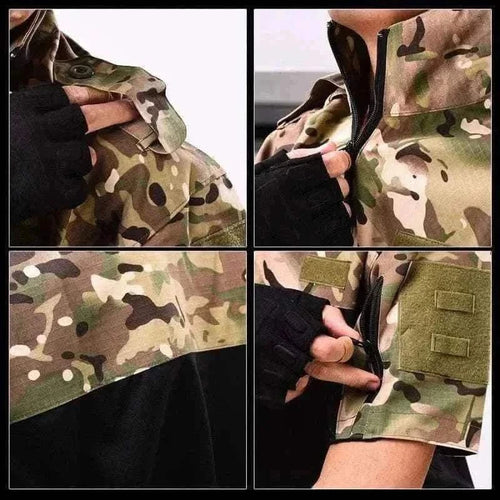 summer t-shirt for men - MILITARY POLO T-SHIRT.