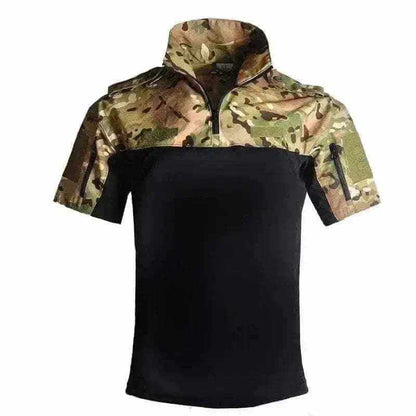 mens t shirt uk-MILITARY POLO T-SHIRT