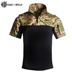 summer t-shirt for men - MILITARY POLO T-SHIRT.