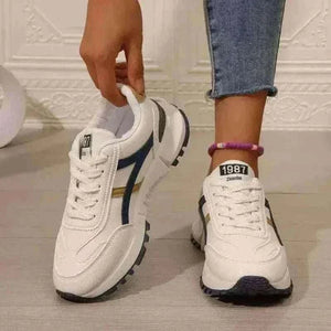  new Breathable Casual Lace Up Sport Shoes for Women Outdoor Fashion Comfortable Tennis Casual Sneakers Women.