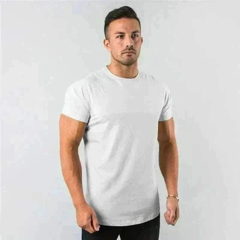 mens t shirt uk, Muscleguys New Fashion Plain Tops