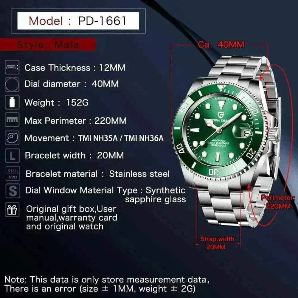 PAGANI Design watch.