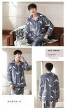 Men's Fashion Style Store Pajamas Sets for Men Winter Thick Warm