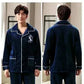 Men's Fashion Style Store Pajamas Sets for Men Winter Thick Warm