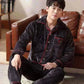 Pajamas Sets for Men Winter Thick Warm.