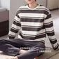 Plus Size M-4XL Men Pajamas Set 100% Cotton Striped Sleepwear Male Long Sleeve Casual Pyjamas.
