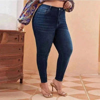 womens jeans uk - W WEW Plus Size Women Mom Jeans High Waist Plus Size