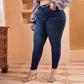Plus Size Women Mom Jeans