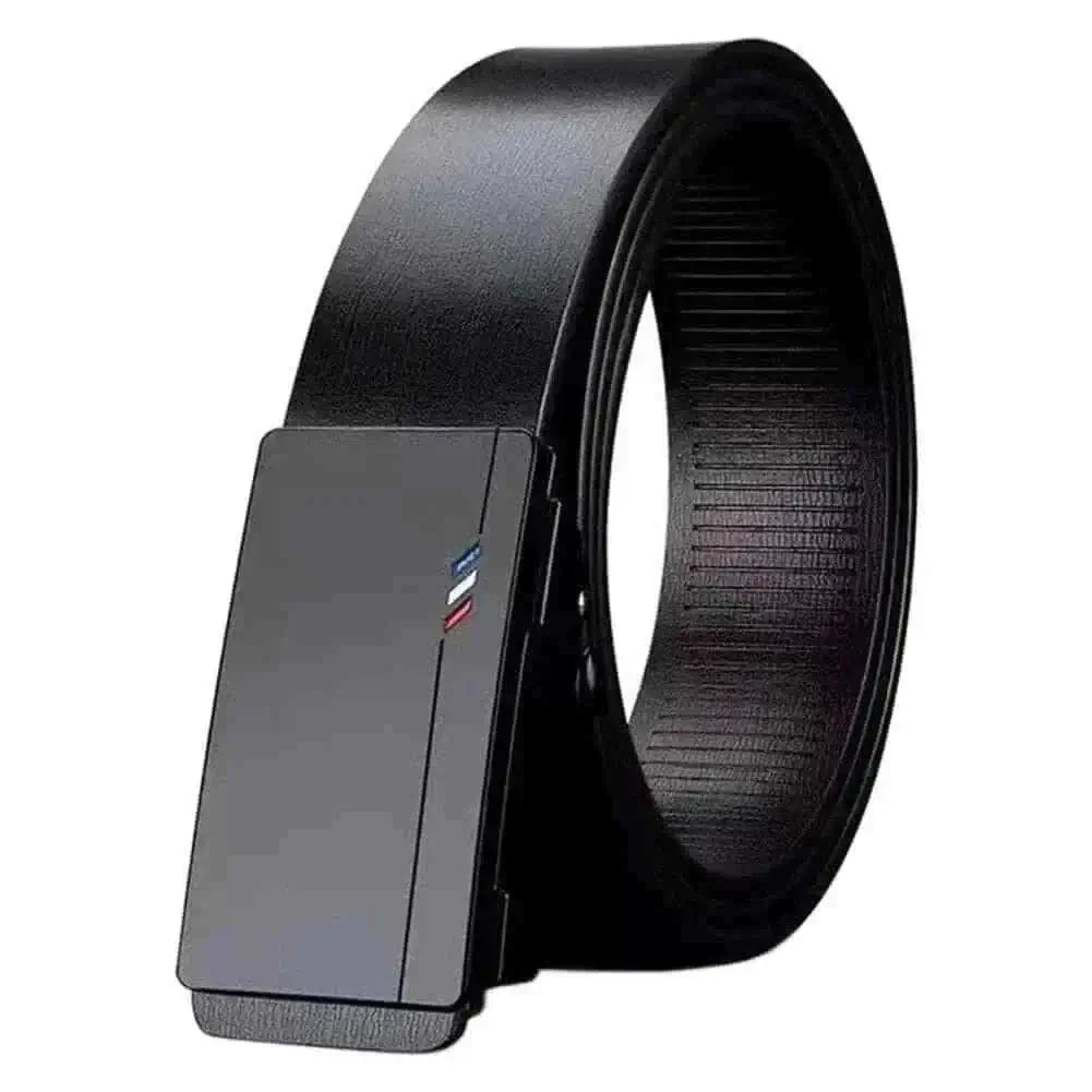 PU LEATHER AUTOMATIC BELT BUCKLE.