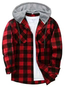 Mens Shirts-Wine Red / S Shirt Jackets