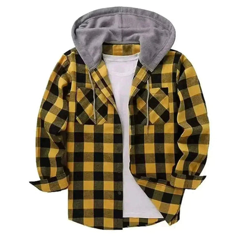 Mens Shirts- Yellow / XXL Shirt Jackets